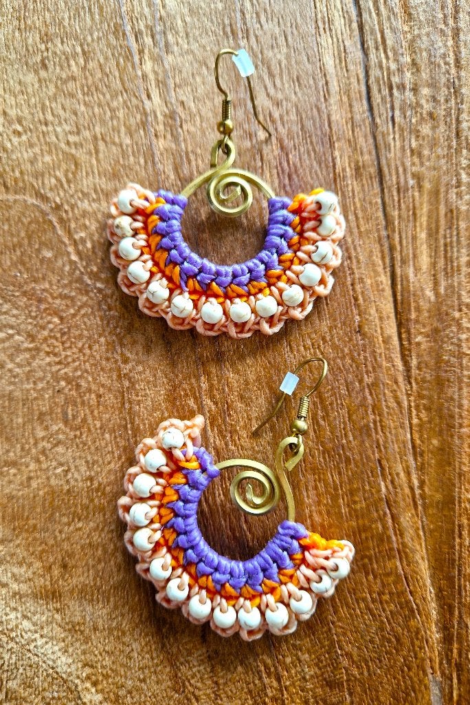 Cotton Club oorbellen hangers bohemian nieuw, Overige materialen, Hangers, Verzenden, Wit