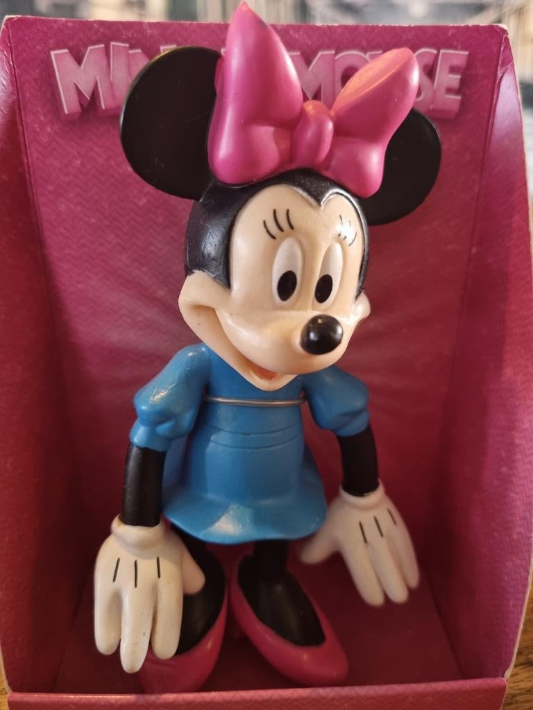 Minnie Mouse Beeldje - Disney Original, Ophalen of Verzenden, Mickey Mouse, Nieuw, Beeldje of Figuurtje