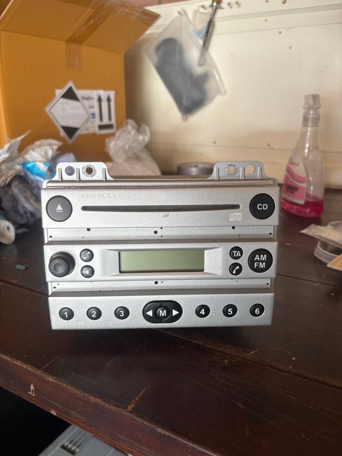 Ford 4500 RDS E-O-N CD-speler autoradio, Ophalen of Verzenden, Gebruikt