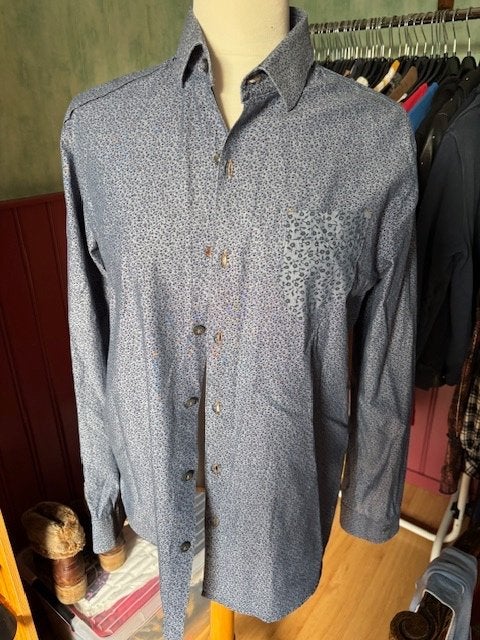 Heren blouse van cast iron. Maat m, Kleding | Heren, Overhemden, Ophalen of Verzenden, Zo goed als nieuw, Cast Iron, Halswijdte 39/40 (M)