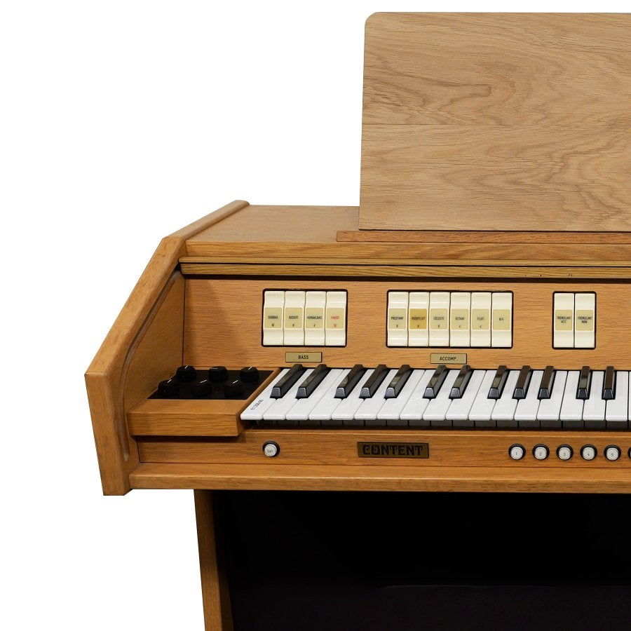 Content D4100 Orgel Occasion - Blank Eiken, Gebruikt, Verzenden, 1 klavier, 3364AE
