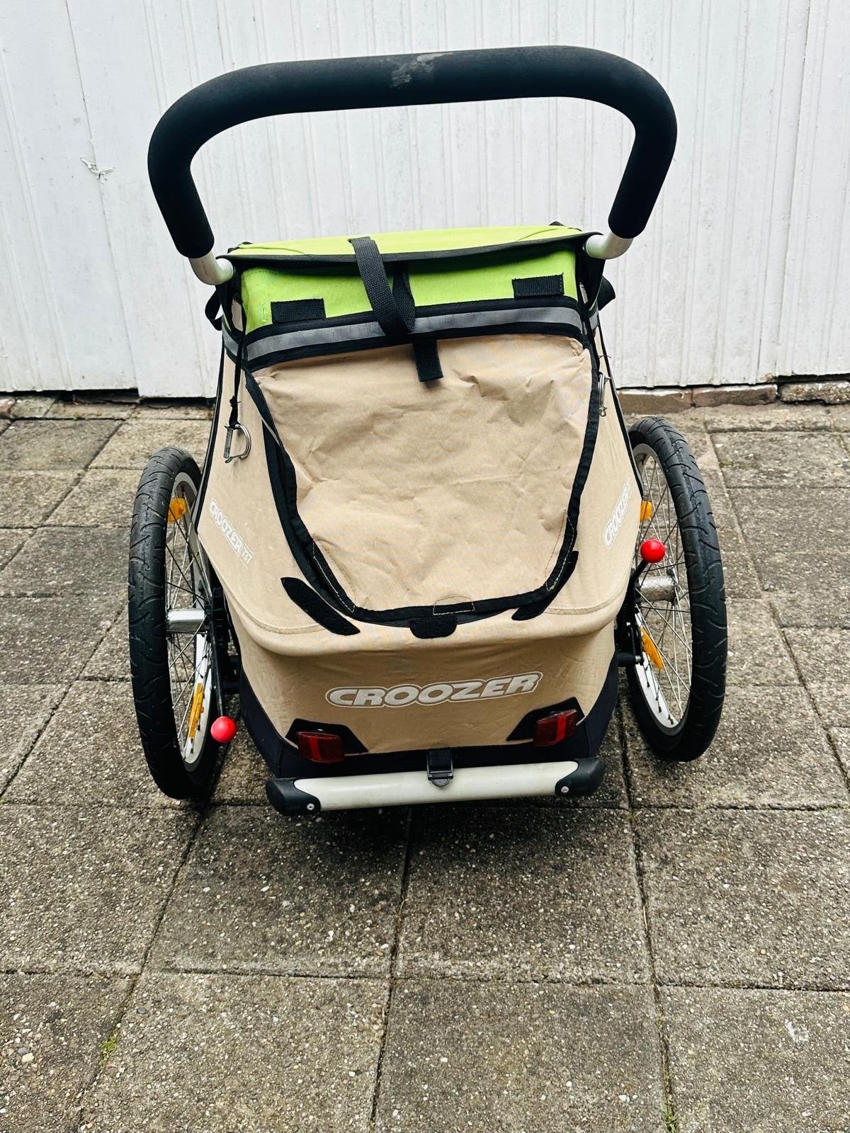 Croozer Kid Plus for 1 - Fietskar en wandelwagen, Fietsen en Brommers, Ophalen, Gebruikt, Vering, 20 tot 40 kg