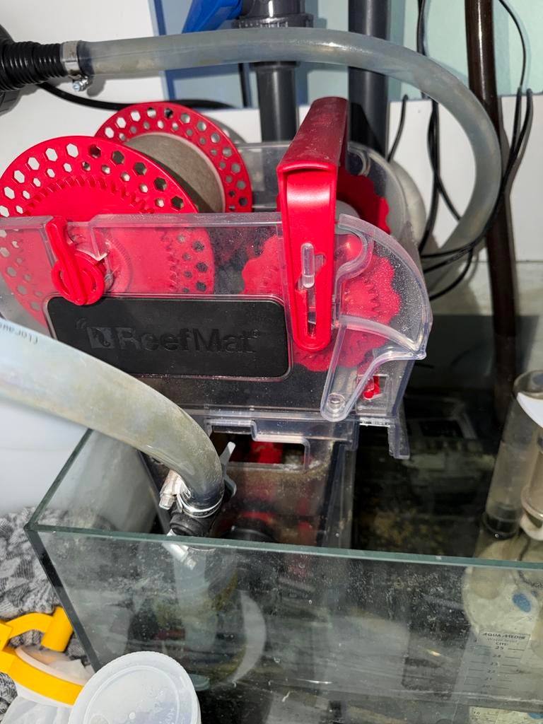 Zoutwater aquarium aqua medic armatus 375XD met inhoud, Ophalen, Gevuld zeewateraquarium, Gebruikt, Inclusief vissen
