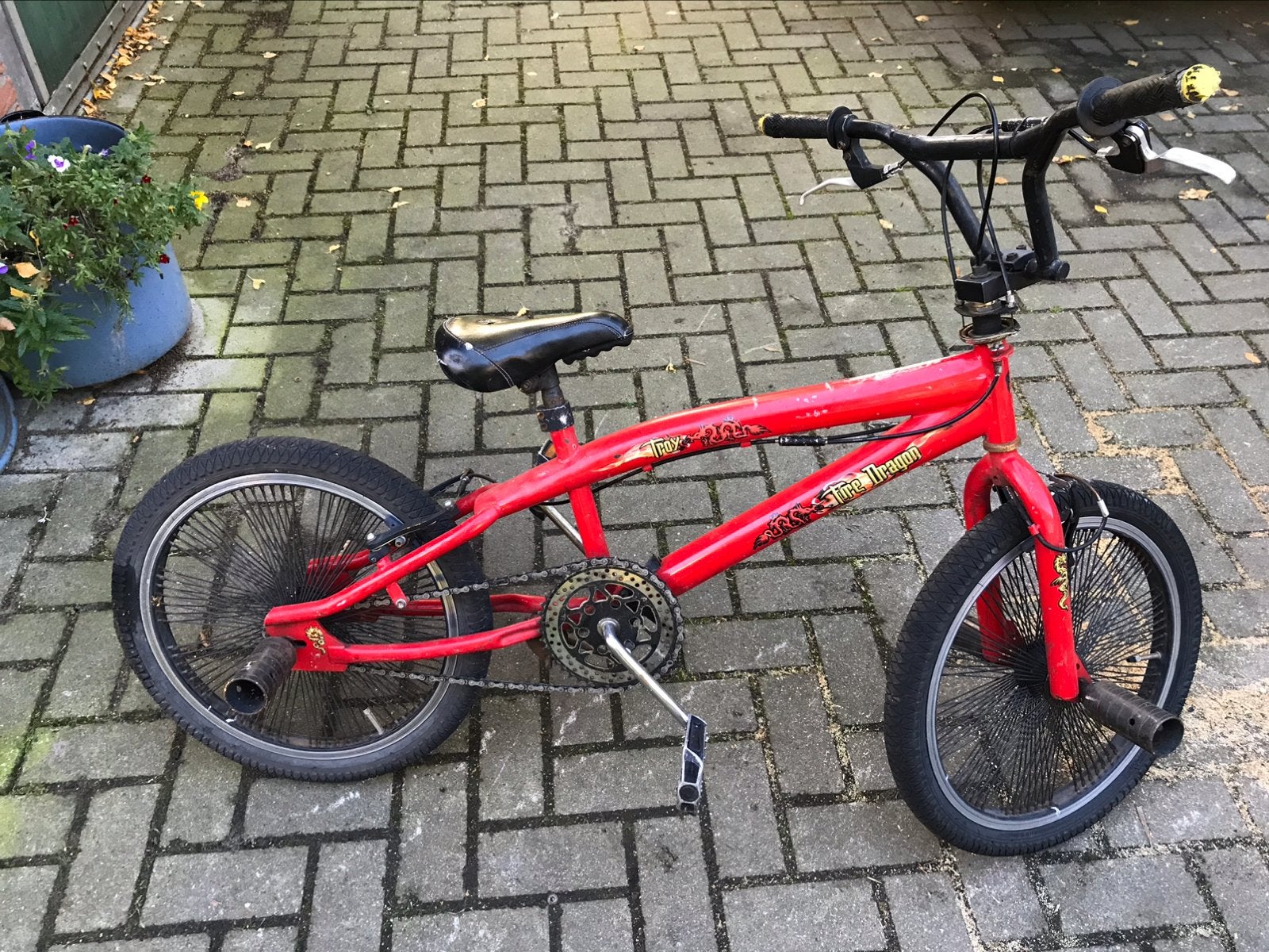 BMX fiets / crossfiets, Fietsen en Brommers, Gebruikt, Staal, Velgrem, 20 tot 24 inch