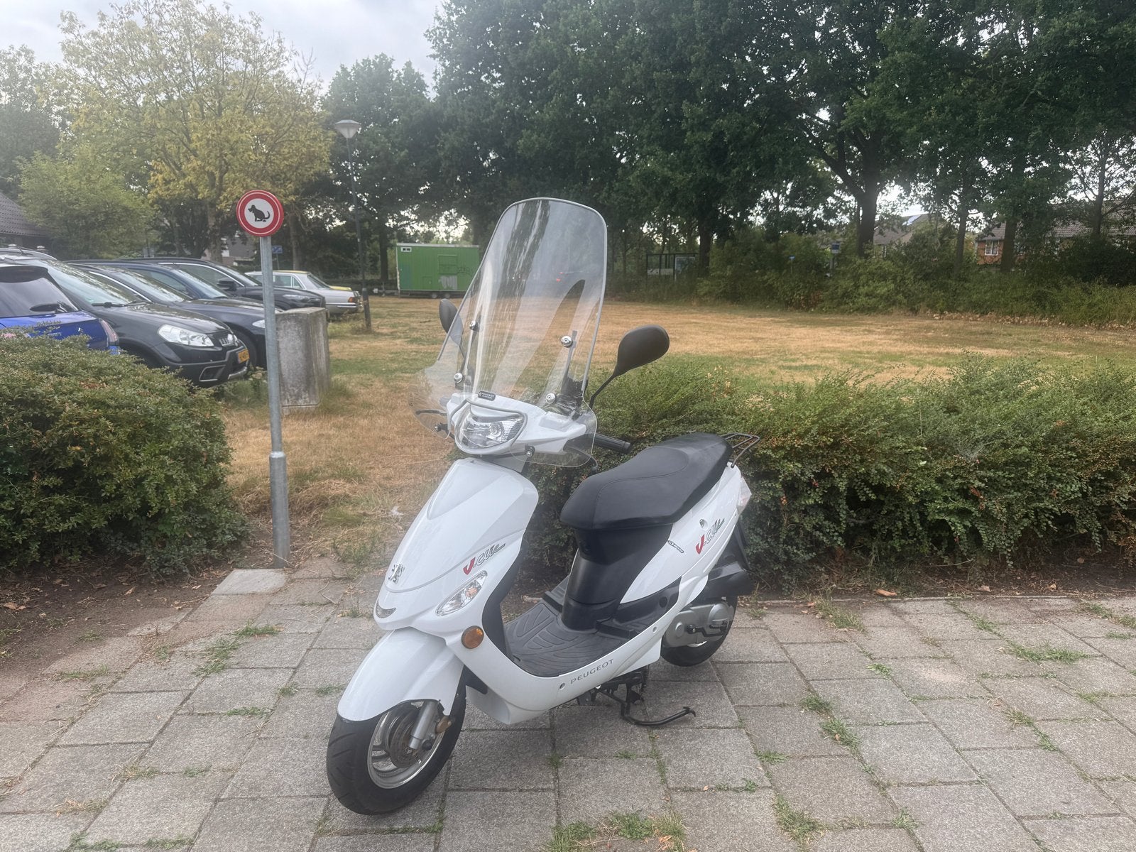 Peugeot V-Clic Scooter - Wit, Goed Onderhouden, Gebruikt, Overige modellen, Maximaal 45 km/u, Ophalen of Verzenden