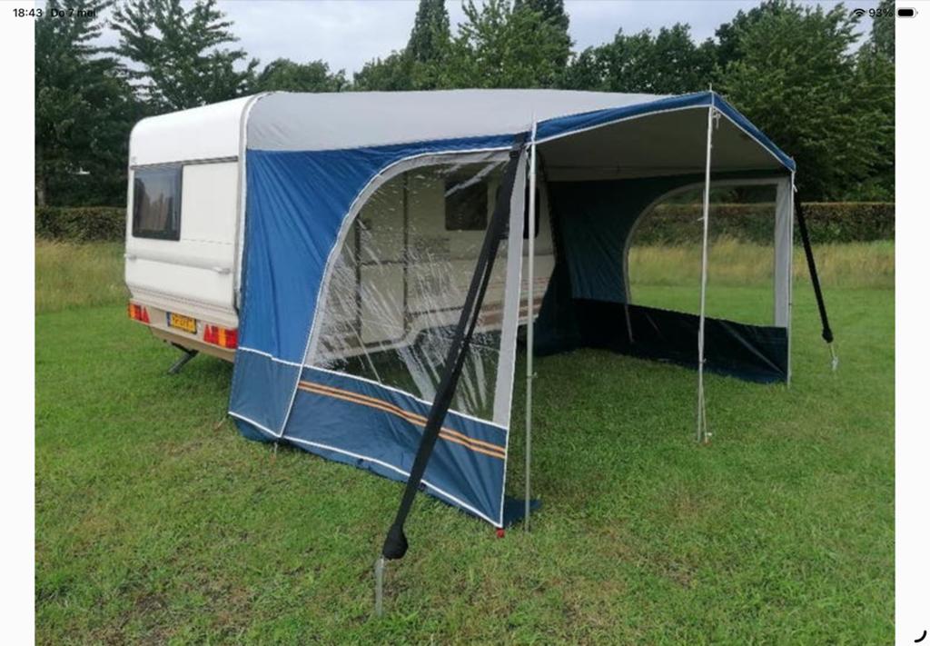 Gerjak caravanluifel maat 800 (mt 6), compleet, nette staat, Ophalen, Gebruikt