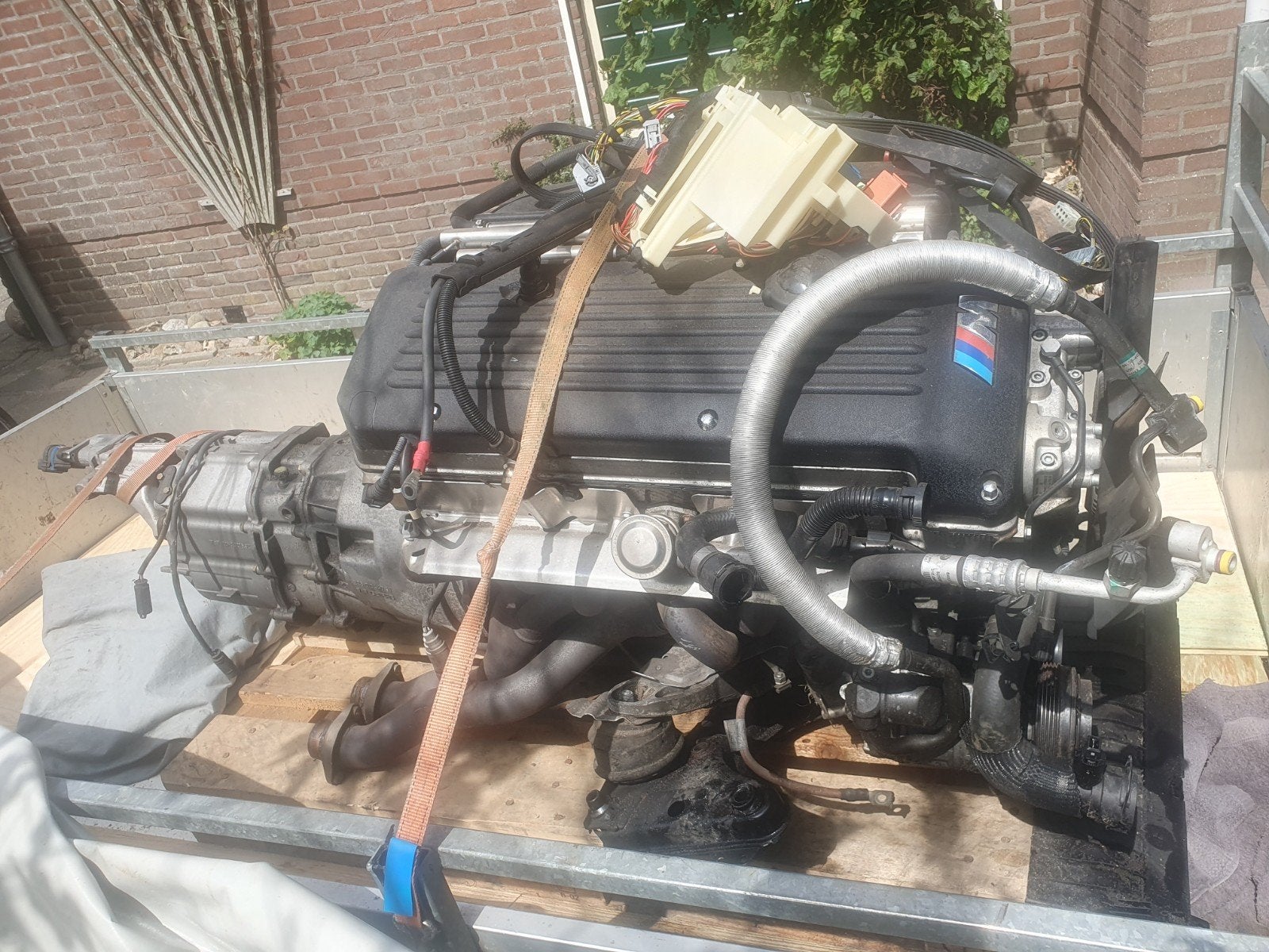 BMW E46 M3 Motor S54 met SMG Versnellingsbak en toebehoren, Ophalen, Gebruikt, BMW
