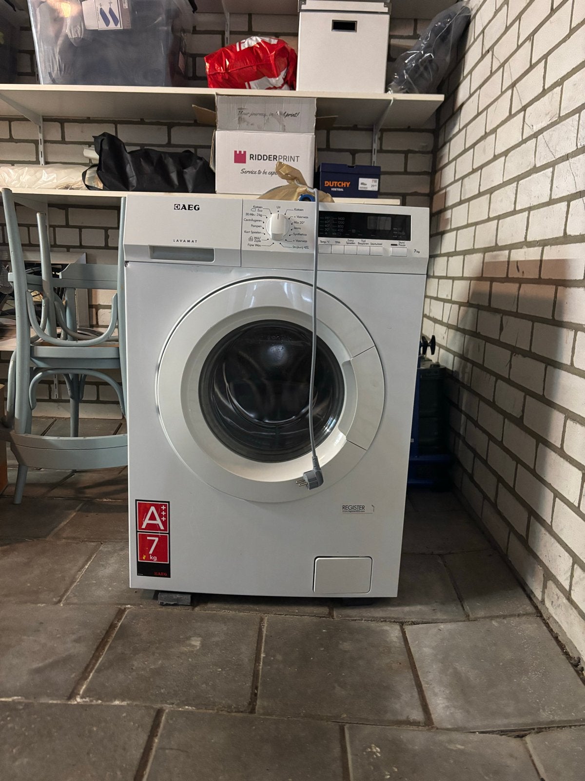 AEG Lavamat wasmachine 7kg - Energieklasse A+++, Witgoed en Apparatuur, Ophalen, Gebruikt, 85 tot 90 cm, 1200 tot 1600 toeren