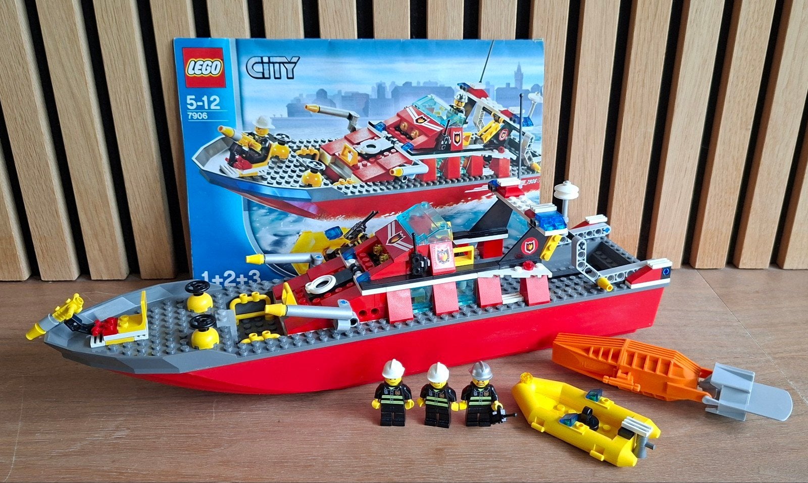 Lego Brandweer blusboot / 7906, Ophalen of Verzenden, Zo goed als nieuw