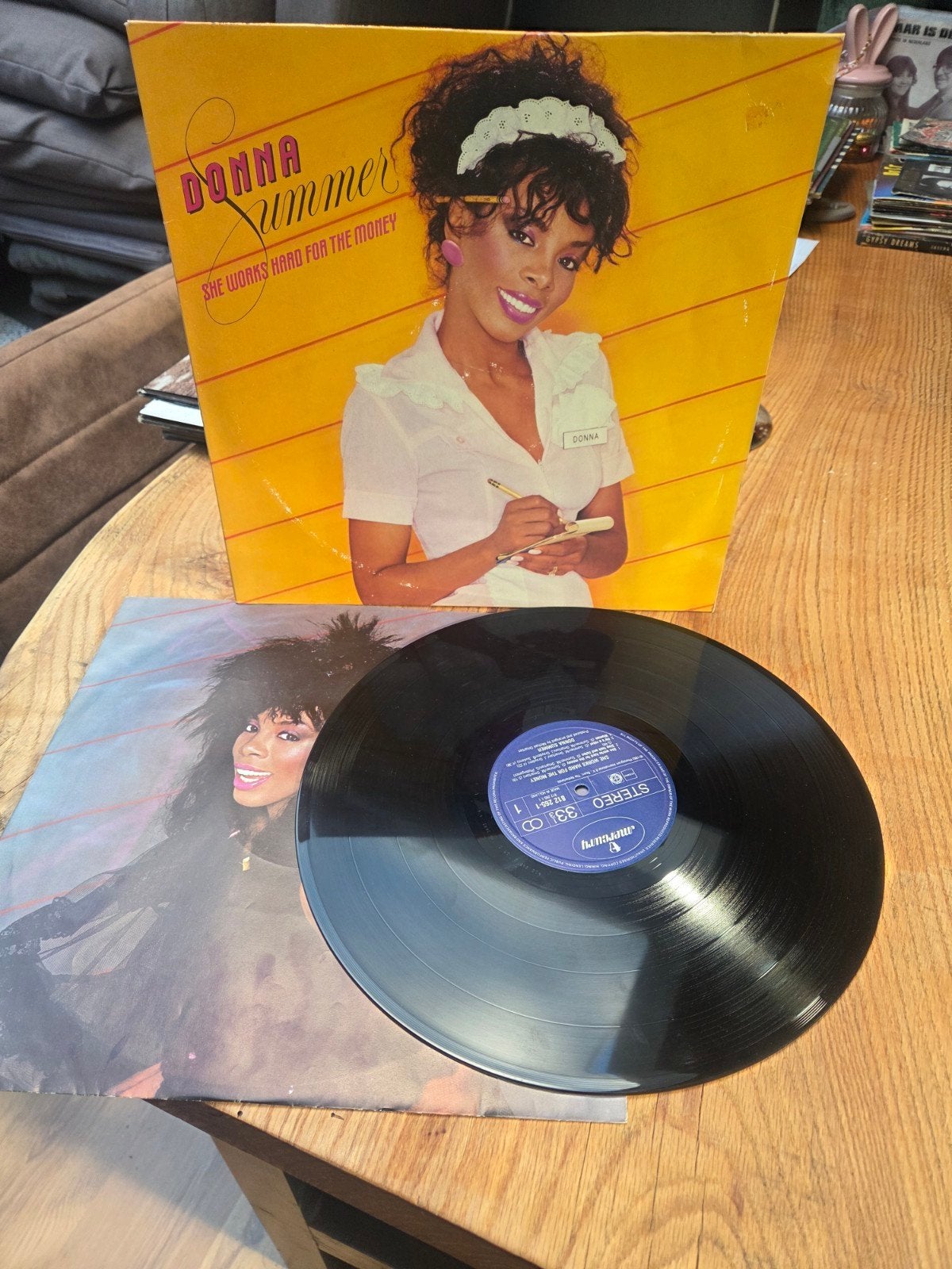 Donna Summer - She Works Hard For The Money LP, Cd's en Dvd's, Vinyl | Pop, LP, Gebruikt, Pop, Ophalen of Verzenden