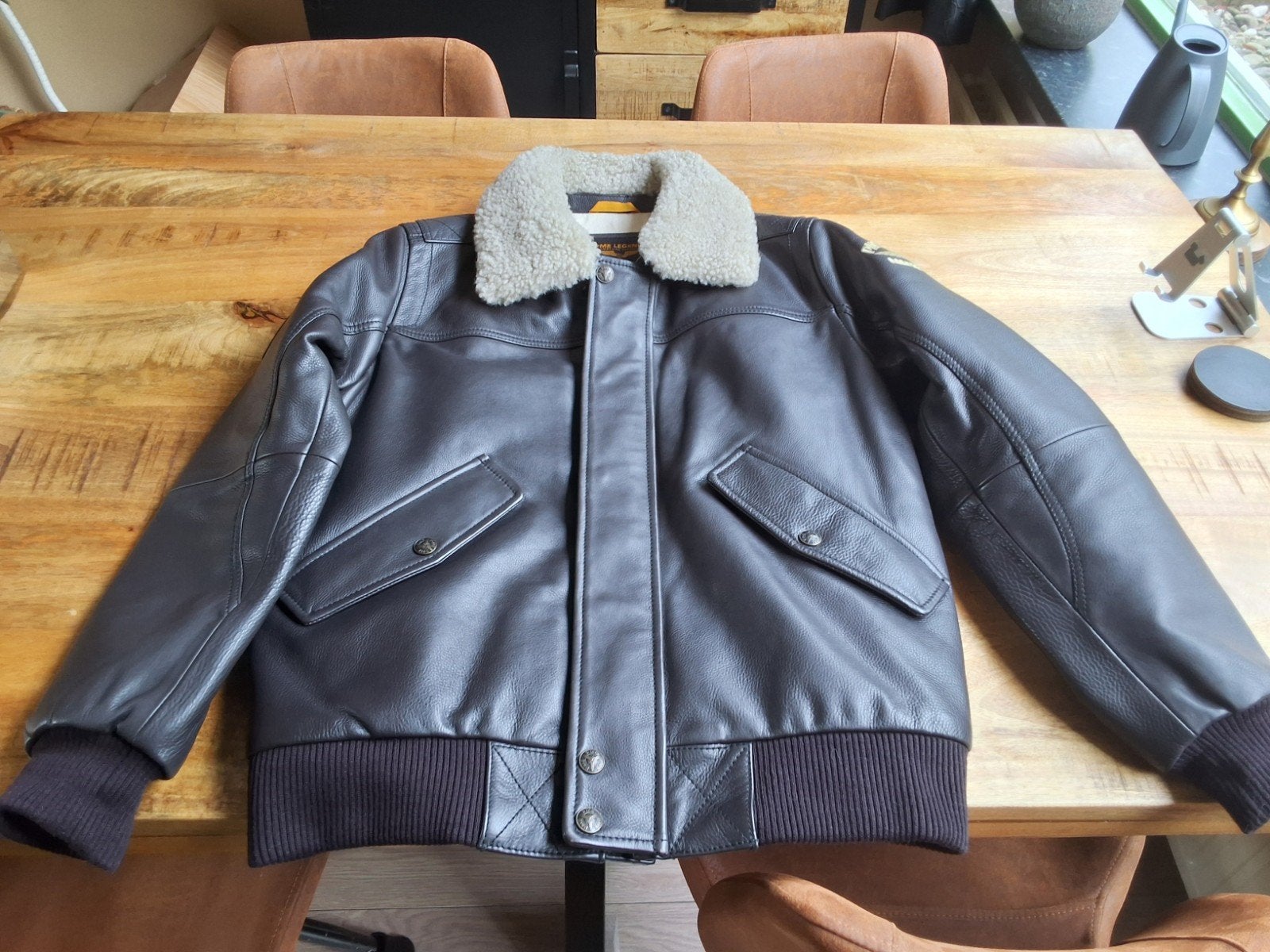 PME LEGEND leren jack, Kleding | Heren, Ophalen of Verzenden, Zo goed als nieuw, Maat 46 (S) of kleiner, PME LEGEND