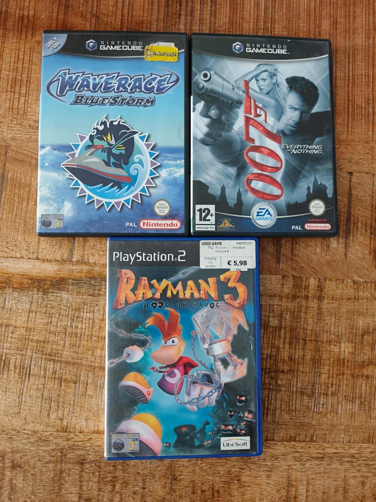 GameCube & PS2 Games: Wave Race, 007, Rayman 3, Avontuur en Actie, Gebruikt, 1 speler, Ophalen of Verzenden