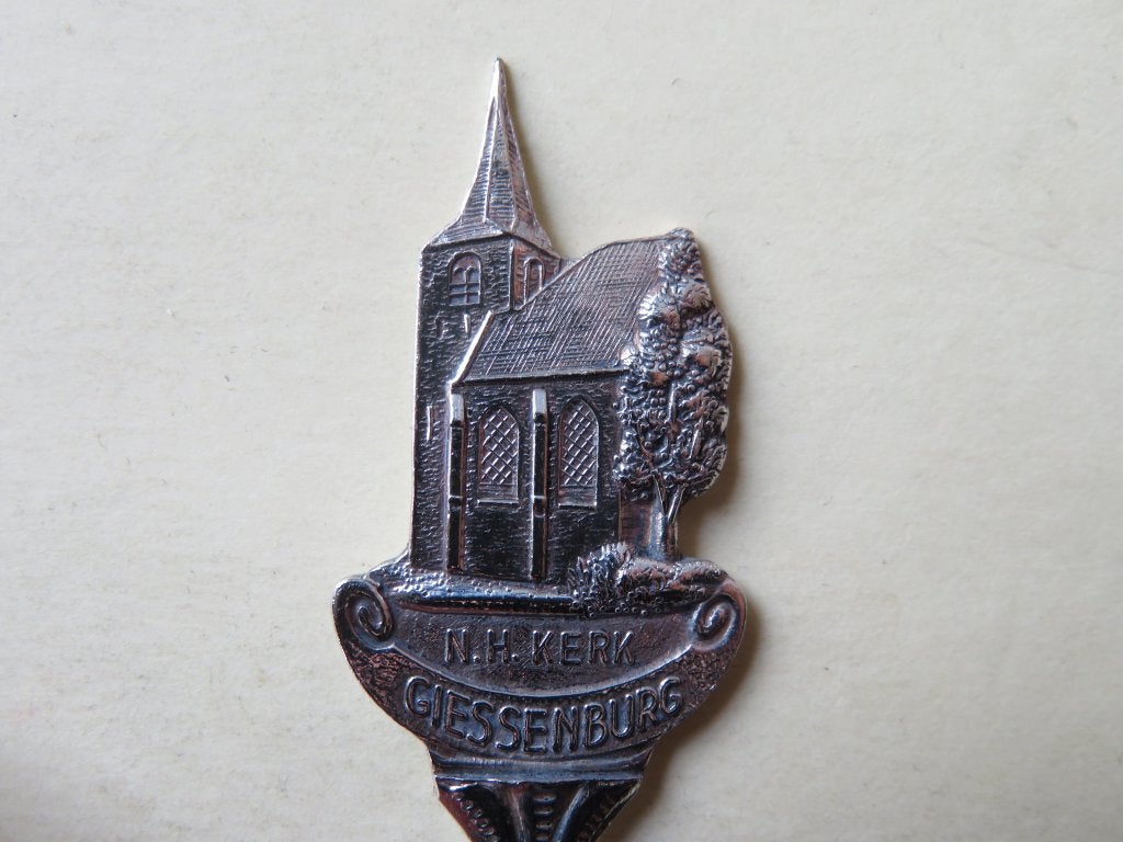 Verzilverd lepeltje N.H. Kerk Giessenburg, Verzenden