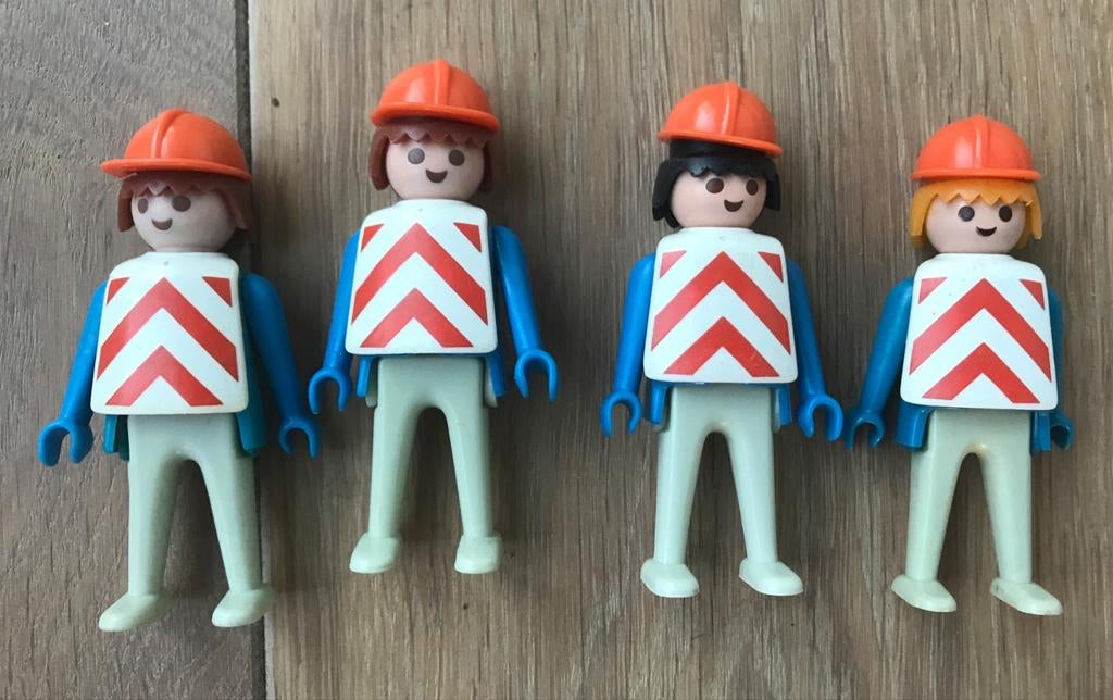 Playmobil wegwerkmannen en accessoires, Ophalen of Verzenden, Gebruikt, Complete set