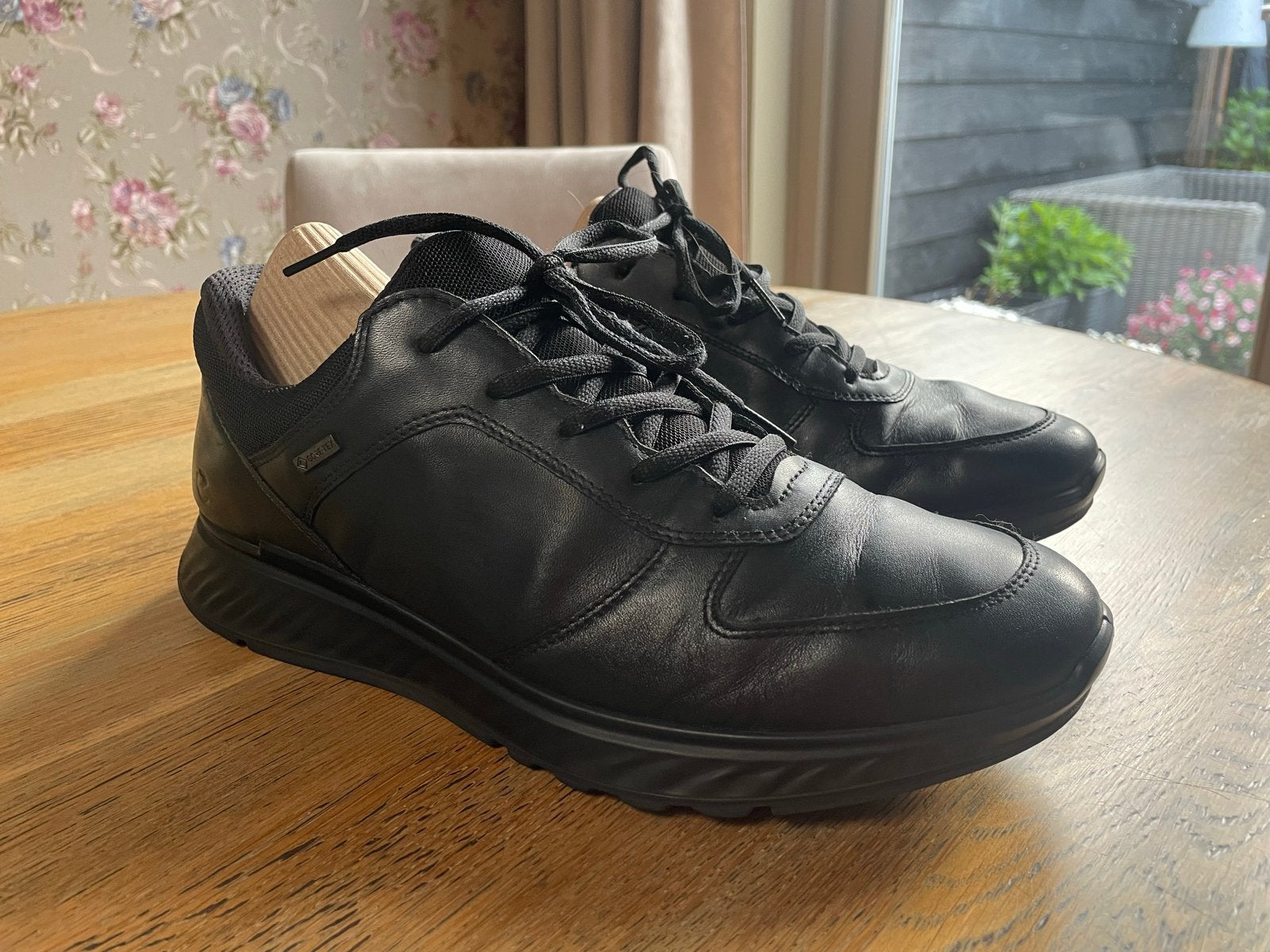 ECCO Exostride heren hiking sneakers maat 43, Ophalen of Verzenden, Gedragen, Zwart, Wandelschoenen of Bergschoenen