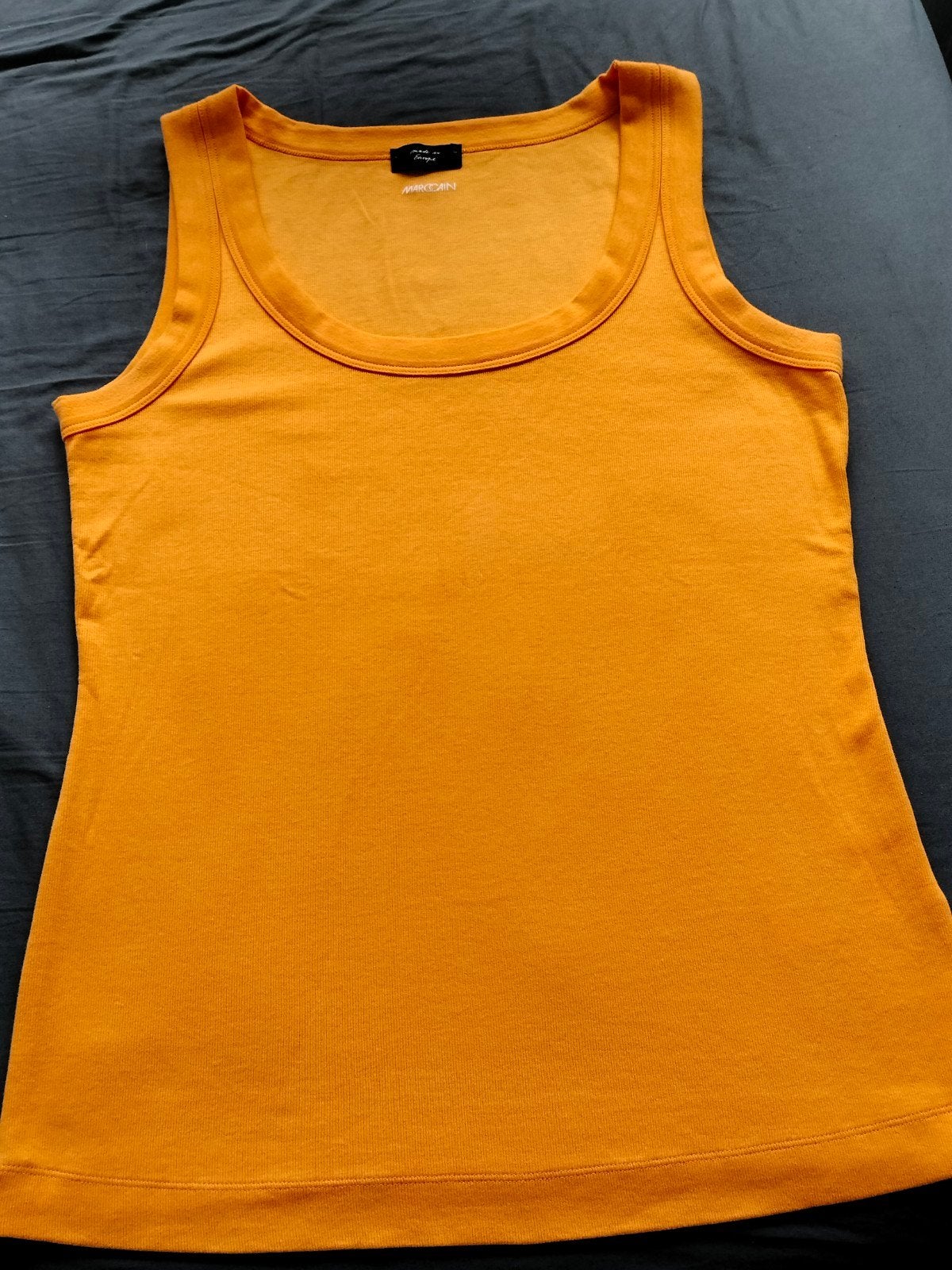 Marccain N5 Oranje Top Zonder Mouw, Kleding | Dames, Maat 42/44 (L), Oranje, Ophalen of Verzenden, Zo goed als nieuw