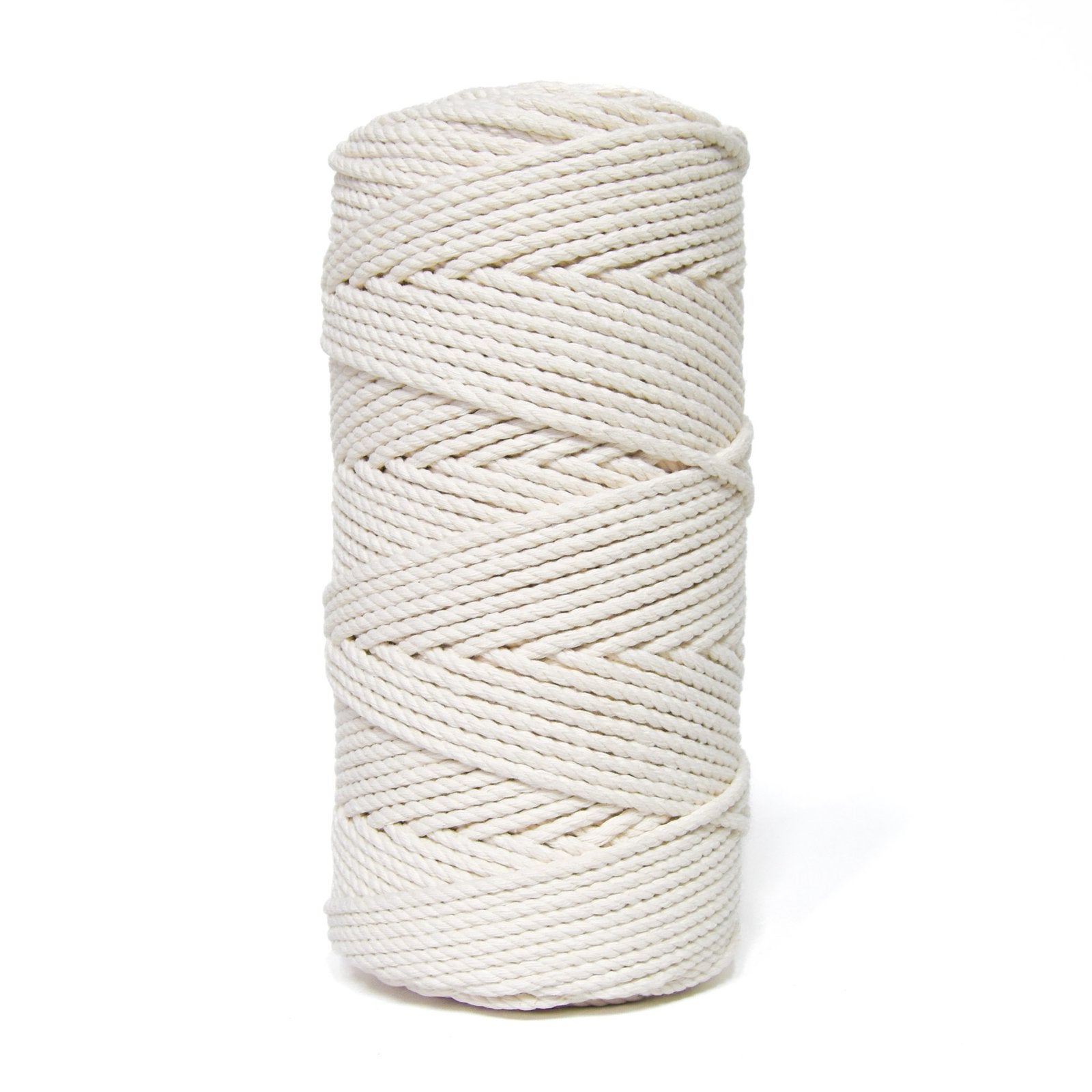 ACTIE 2 kilo naturel/ecru macrame touw 5 mm twisted, Ophalen of Verzenden, Nieuw