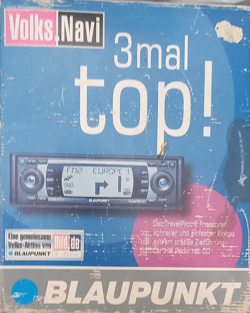 Prima autoradio Blaupunt (Travel Pilot E) met navigatie., Ophalen of Verzenden, Zo goed als nieuw