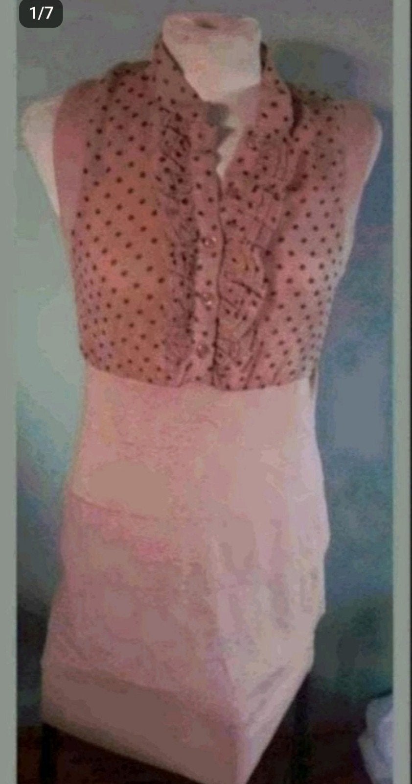Poeder roze jurk, Maat 38/40 (M), Ophalen of Verzenden, Zo goed als nieuw, Knielengte