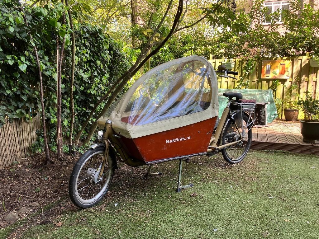 Electrische bakfiets Bakfiets nl  Cargo Long (motor defect), Fietsen en Brommers, Fietsen | Bakfietsen, Ophalen, 4 kinderen of meer