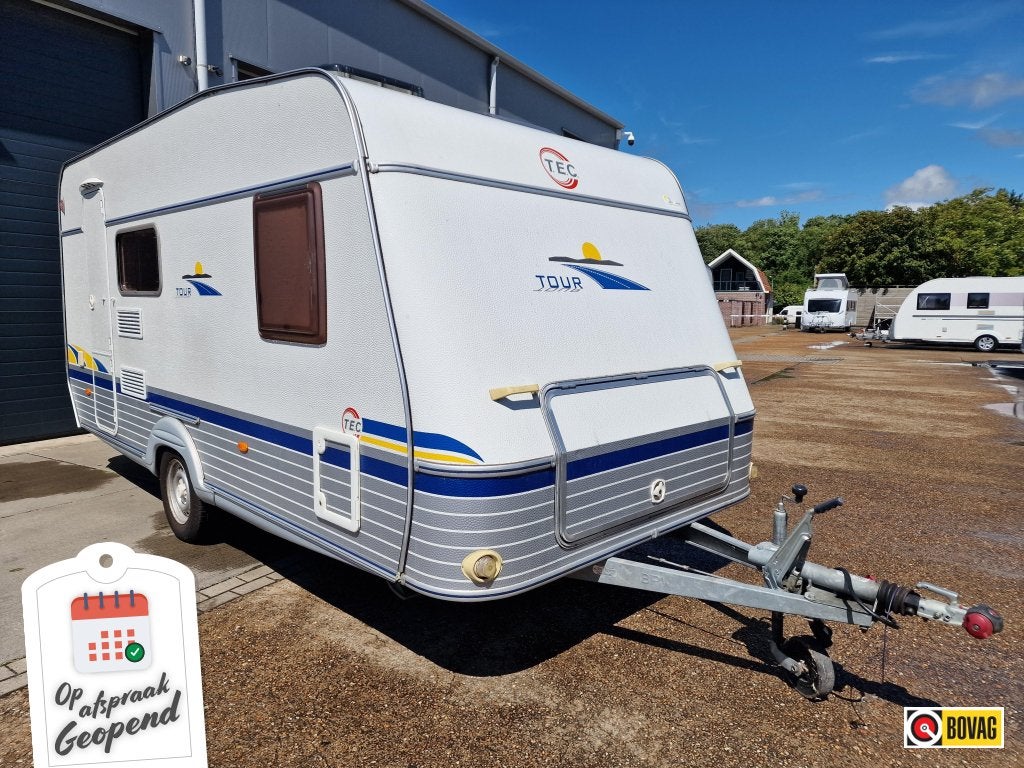 TEC Tour 450 TFB incl Bovag beurt/garantie, Caravans en Kamperen, Caravans, T.E.C., Bedrijf, Treinzit, 750 - 1000 kg