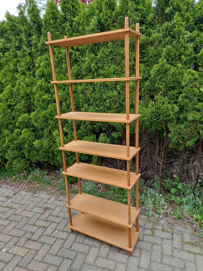 Retro mid century stokkenkast, Ophalen, Huis en Inrichting
