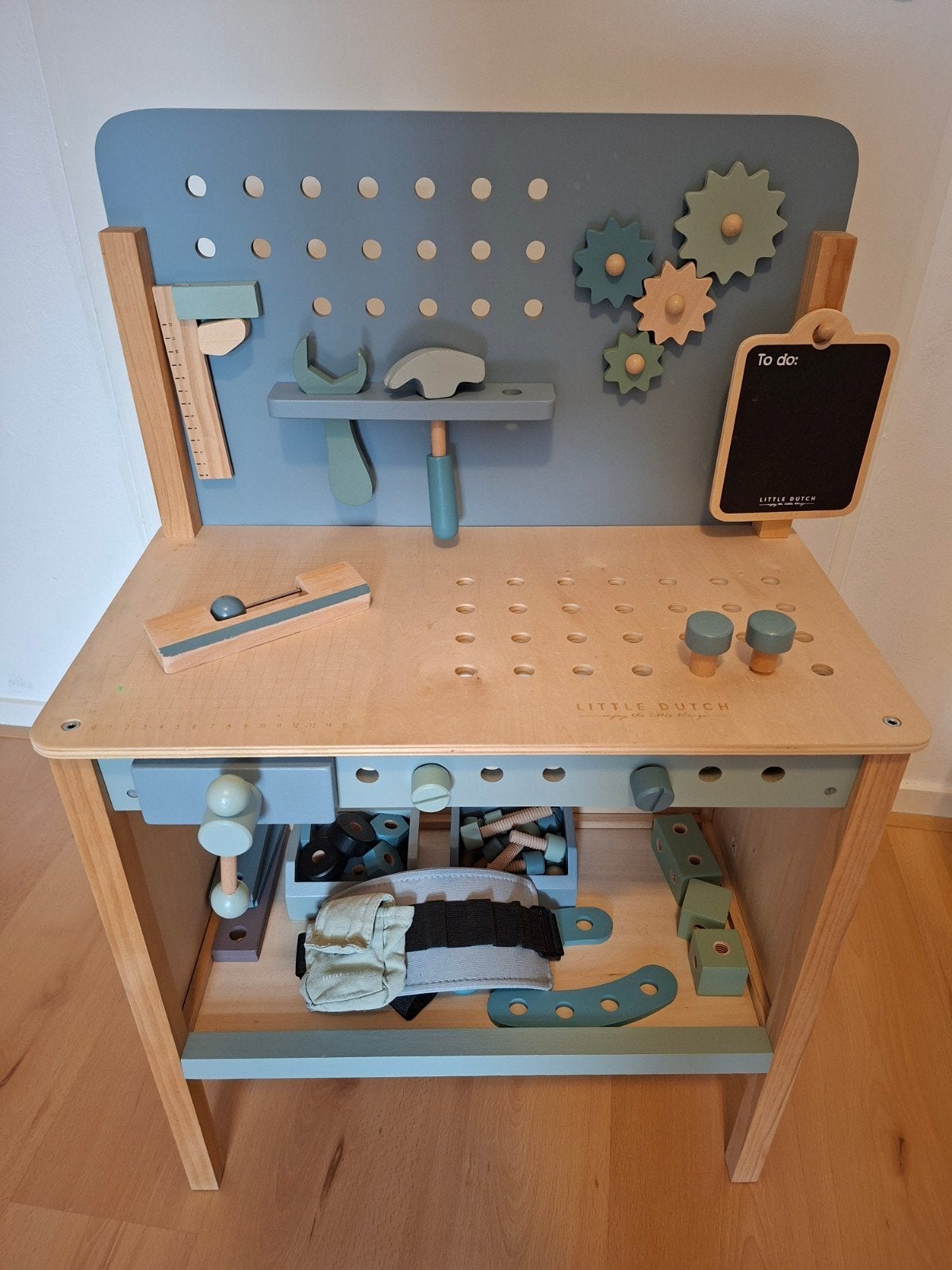 Little Dutch Houten Werkbank Speelgoed, Ophalen, Zo goed als nieuw, Bouwen