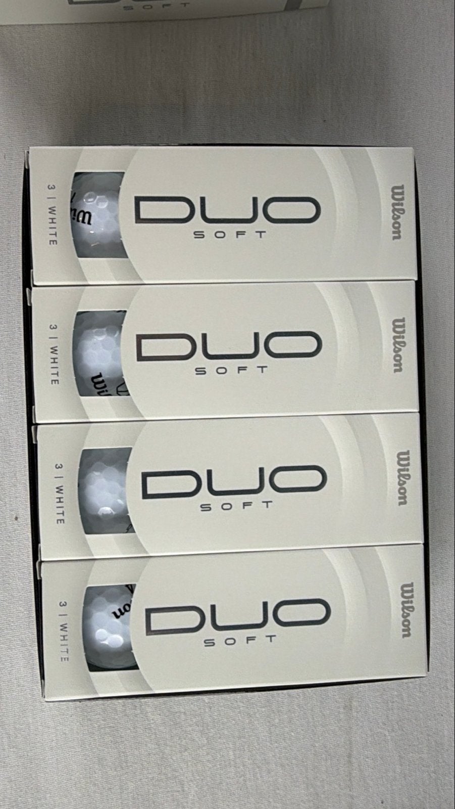 Wilson DUO Soft golfballen - 2 dozen (24 ballen) - Grade A, Overige merken, Bal(len), Amer Sports Europe Services GmbH, Customer@amersports.com