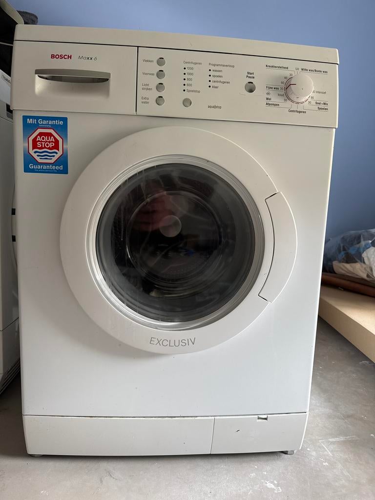 Defecte Bosch Maxx 6 Wasmachine - Voor onderdelen/reparatie, Witgoed en Apparatuur, Ophalen of Verzenden, Voorlader, Niet werkend