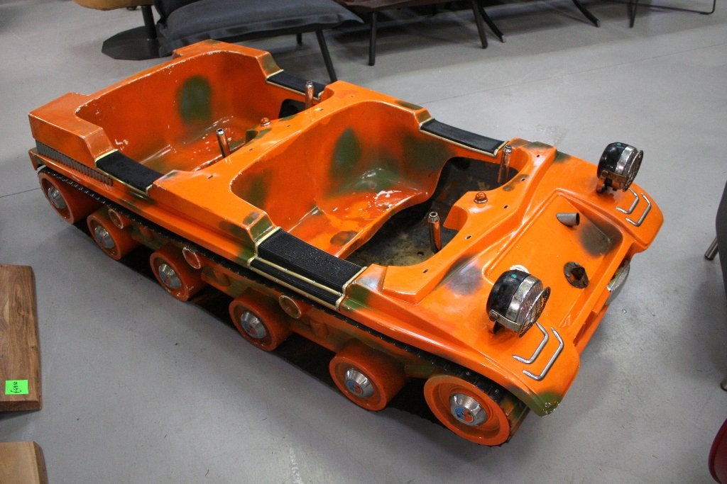Decoratieve tank van een carousel decoratie 175 cm., Ophalen, Gebruikt, Auto's