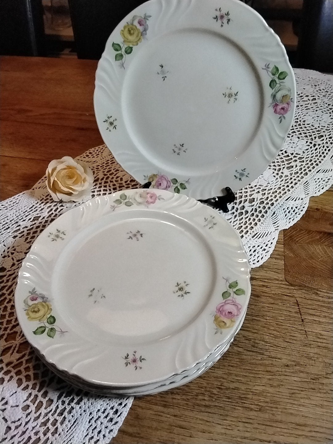 Thomas Ivory Bavaria Rozen Borden Set, Ophalen of Verzenden