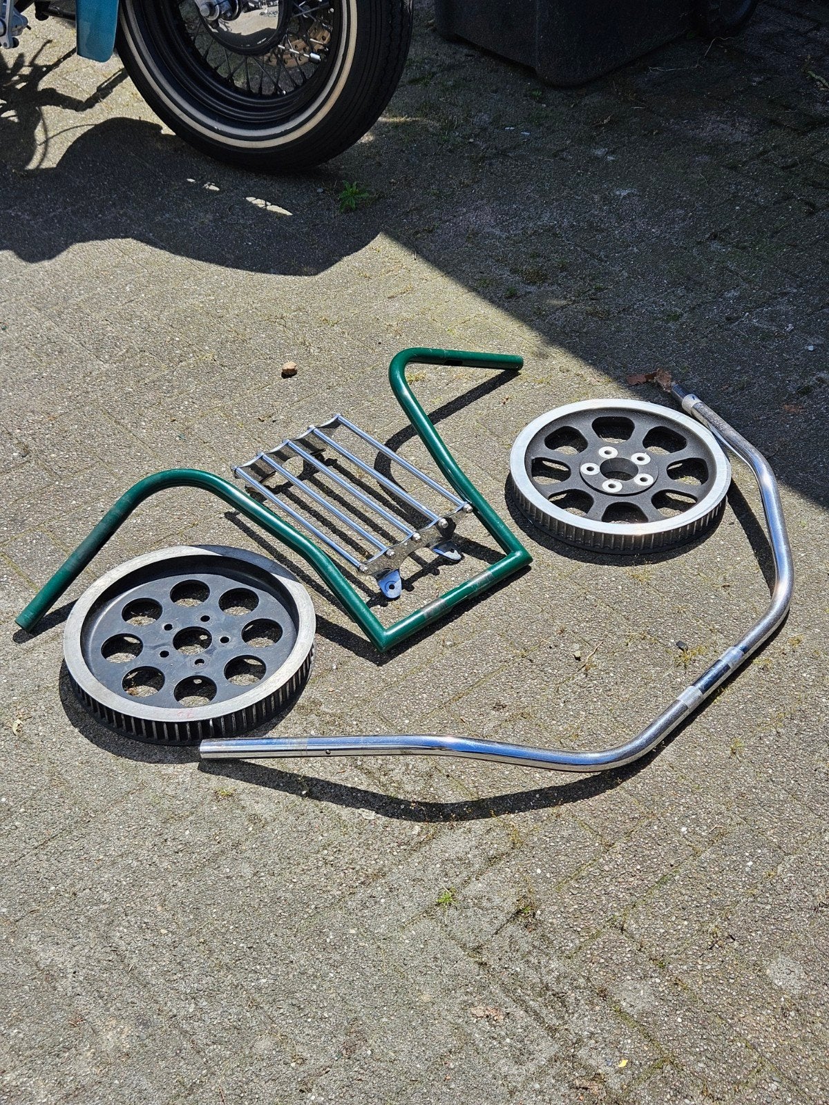 Harley Softail Poelie, Beachbar, Apehanger, Baga, Motoren, Ophalen of Verzenden, Gebruikt