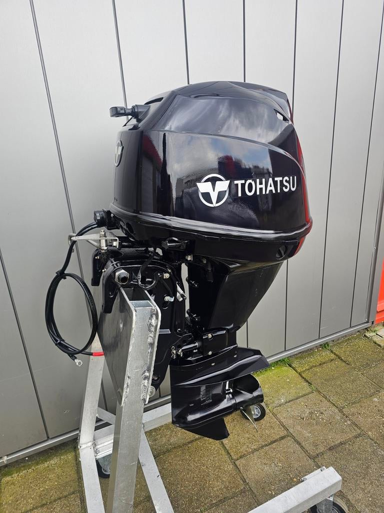 TOHATSU 30 PK 4TAKT EFI KORTSTAART POWERTRIM, Watersport en Boten, Ophalen, Viertaktmotor, Zo goed als nieuw, 30 pk of meer