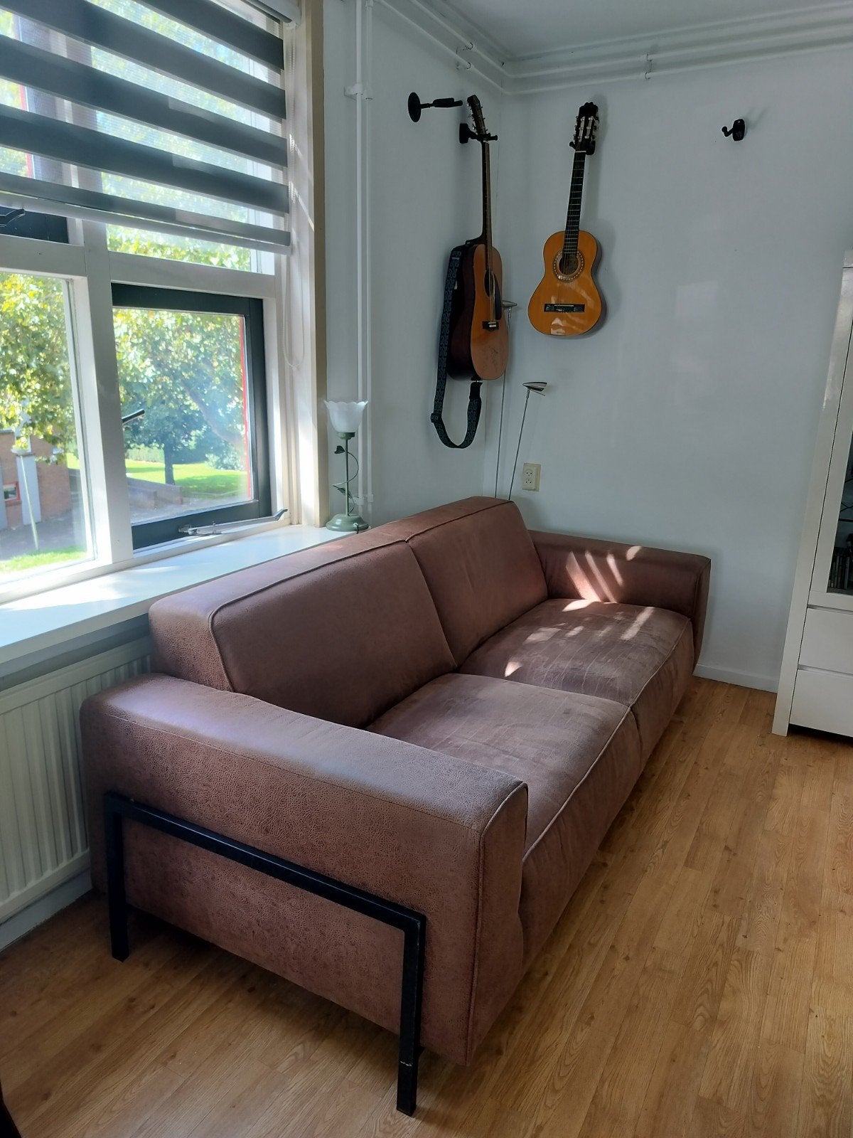 Comfortabele 3-zits bank in goede staat, Huis en Inrichting, Ophalen, Gebruikt, Driepersoons, 75 tot 100 cm