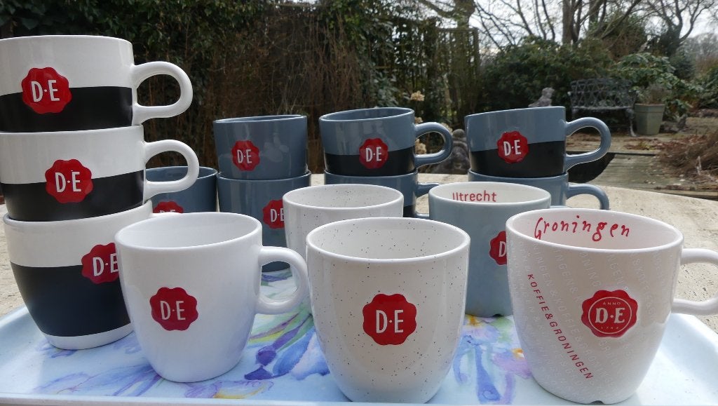 Serie Grote Douwe Egberts Mokken, Overige merken, Klassiek, Nieuw, Porselein