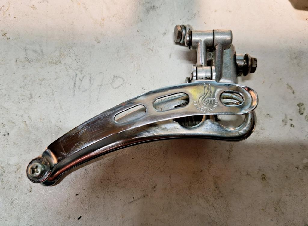 Vintage Campagnolo Record aanlasderailleur, Fietsen en Brommers, Ophalen of Verzenden, Frame