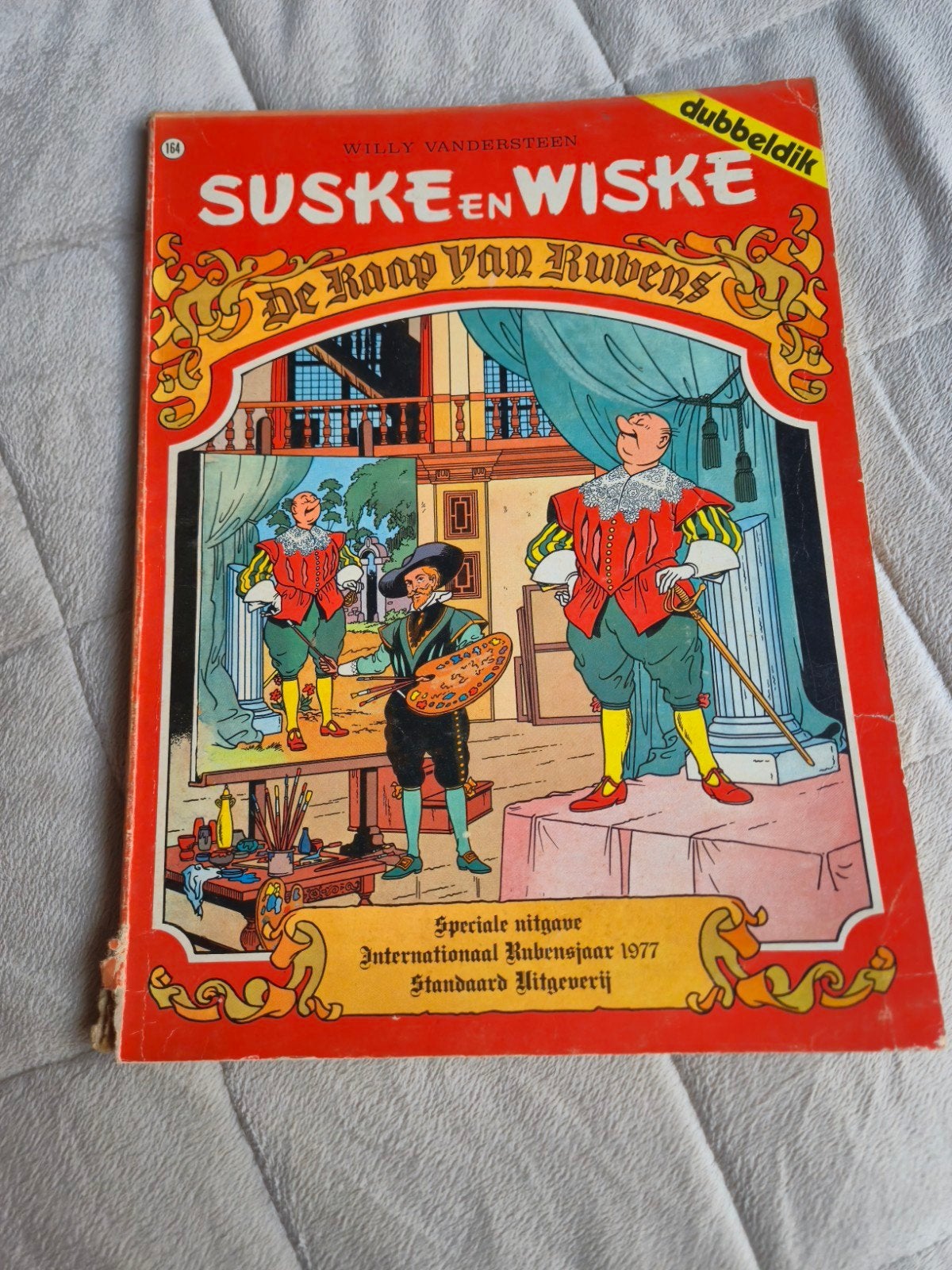 Suske en Wiske - De Kaap van Rubens (Dubbeldik), Boeken, Eén stripboek, Ophalen of Verzenden, Gelezen, Willy Vandersteen