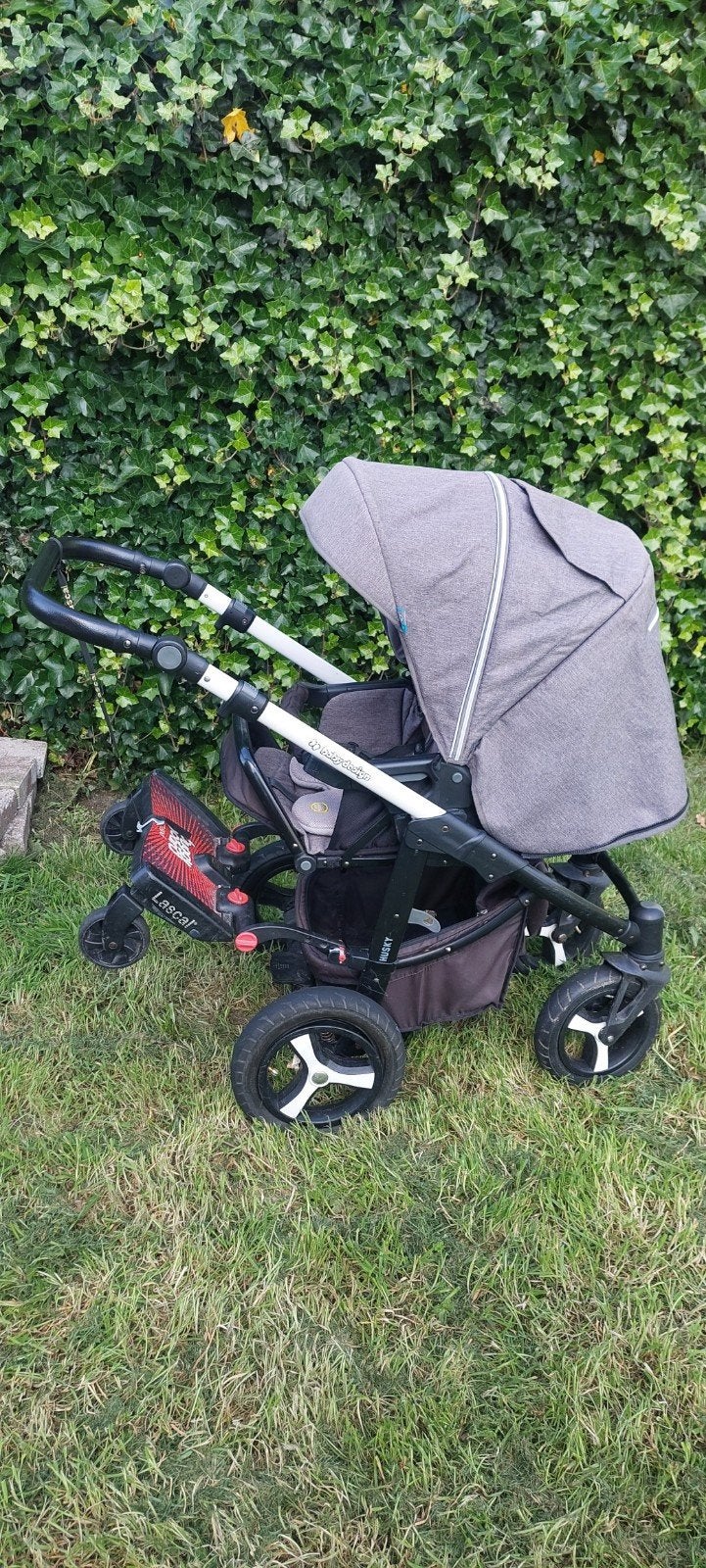 Kinderwagen, Buggy, Combiwagen 2-in-1, Meerijdplankj, Gebruikt, Verstelbare duwstang, Combiwagen, Ophalen