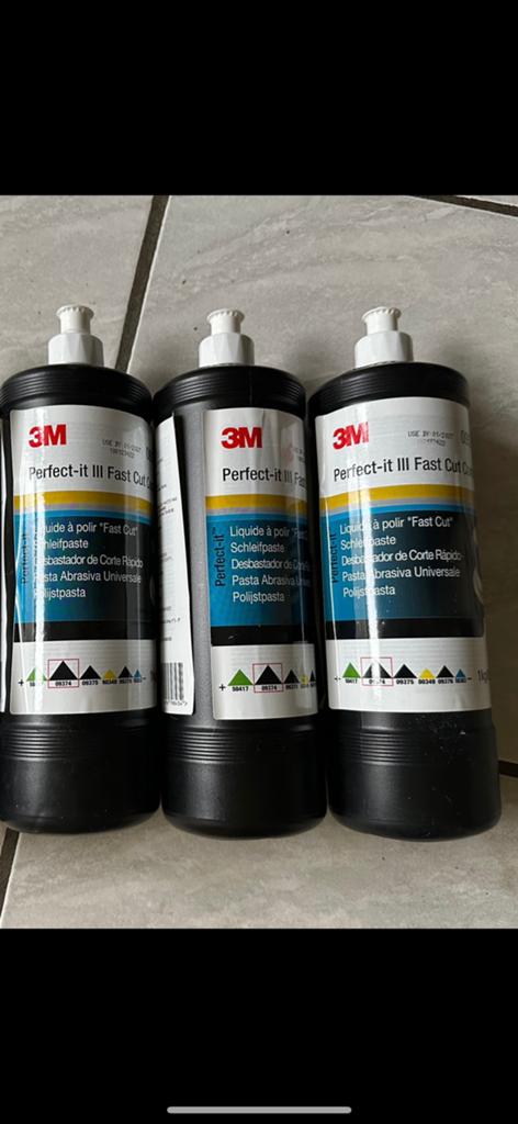 Nieuwe flessen 3M polijst pasta 3x, Auto diversen, Onderhoudsmiddelen, Ophalen of Verzenden