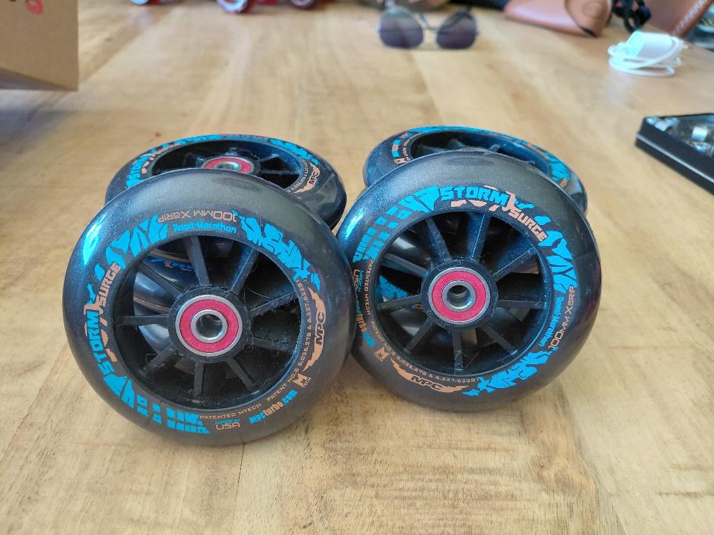 regenwielen voor skeelers 100mm, Sport en Fitness, Skeelers, Ophalen of Verzenden, Nieuw, Wielen of Lagers, Overige merken
