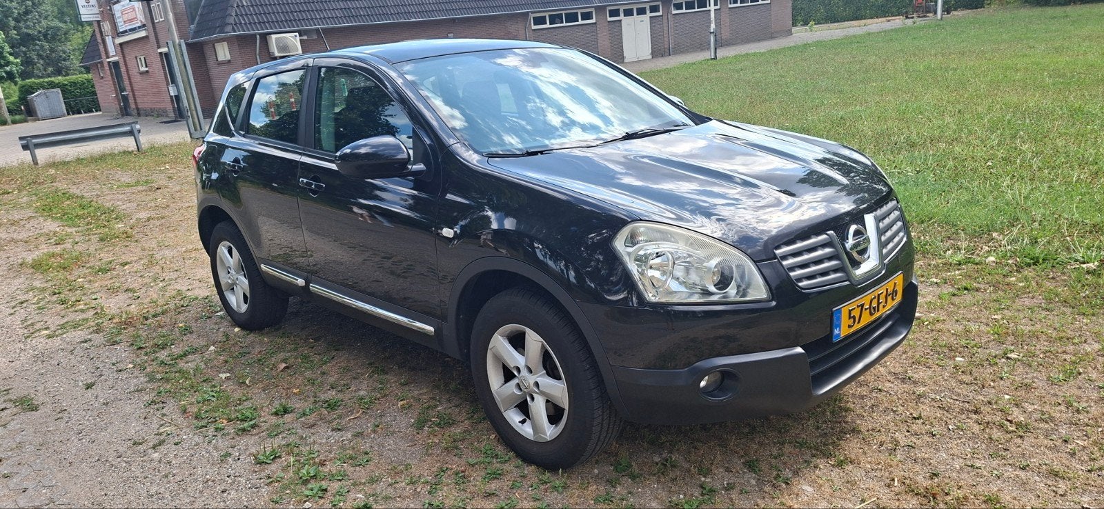Nissan Qashqai 1.6 2WD 2008 Zwart, Auto's, Voorwielaandrijving, 1272 kg, 4 cilinders, Zwart