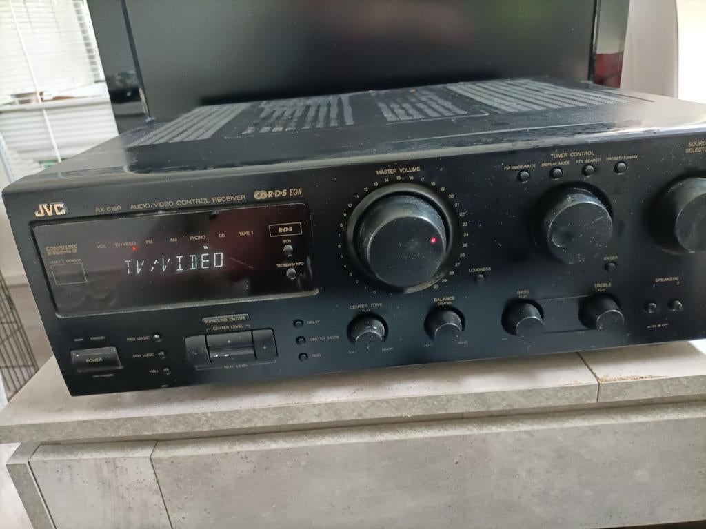 JVC RX-616R Audio/Video Control Receiver, Gebruikt, JVC, Ophalen of Verzenden, 60 tot 120 watt