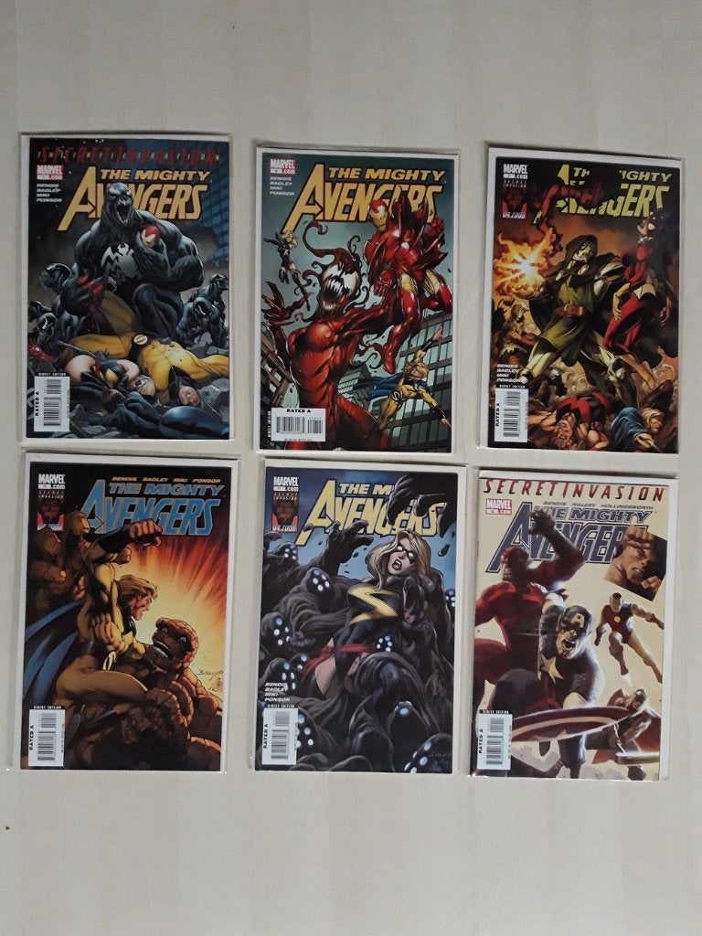 Marvel The Mighty Avengers issues 7 t/m 12, Boeken, Strips | Comics, Amerika, Marvel Comics, Verzenden, Zo goed als nieuw