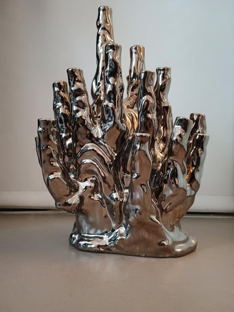 Pols Potten - De Coral Vaas van Norman Trapman, Overige kleuren, Aardewerk of Porselein, Ophalen of Verzenden, Zo goed als nieuw