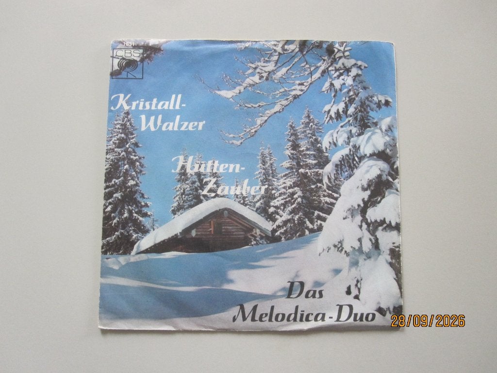 MELODICA DUO - kristall walzer  - vinyl 7", Gebruikt, 7 inch, Ophalen of Verzenden, Pop