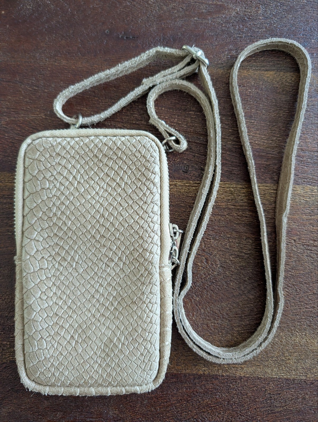 Echt leren telefoon tasje, Ophalen of Verzenden