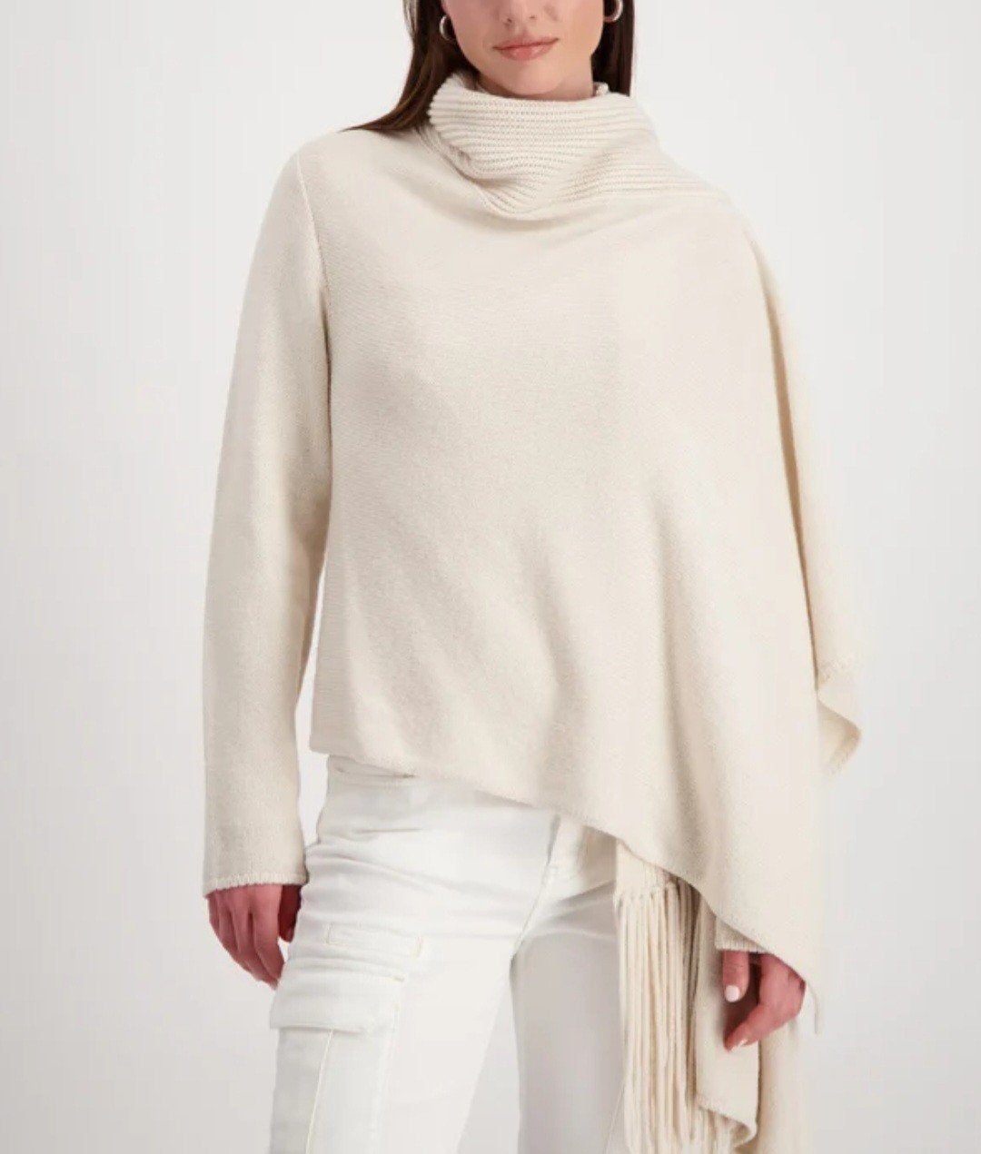 Monari veelzijdig draagbaar vest/poncho in beige, Beige, Nieuw, Maat 36 (S), Verzenden
