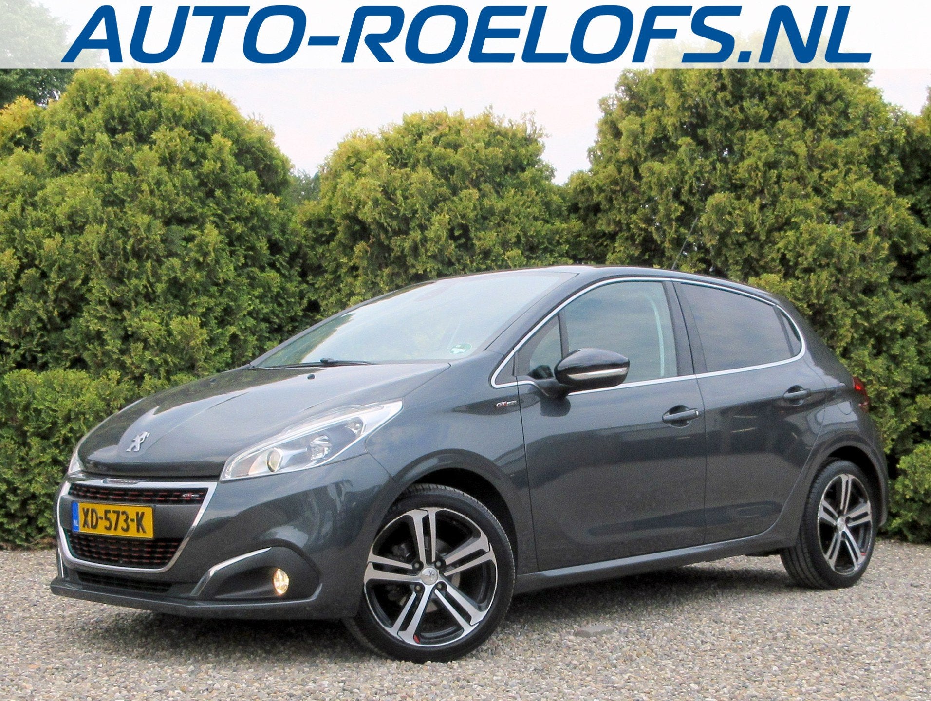 Peugeot 208 1.2 PureTech GT-line * Navi * Cruise * Pdc *, Voorwielaandrijving, Leder en Stof, 23 km/l, Bedrijf