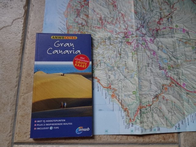 anwb extra reisgids Gran Canaria + de grote landkaart, Europa, Ophalen of Verzenden, Zo goed als nieuw, Reisgids of -boek