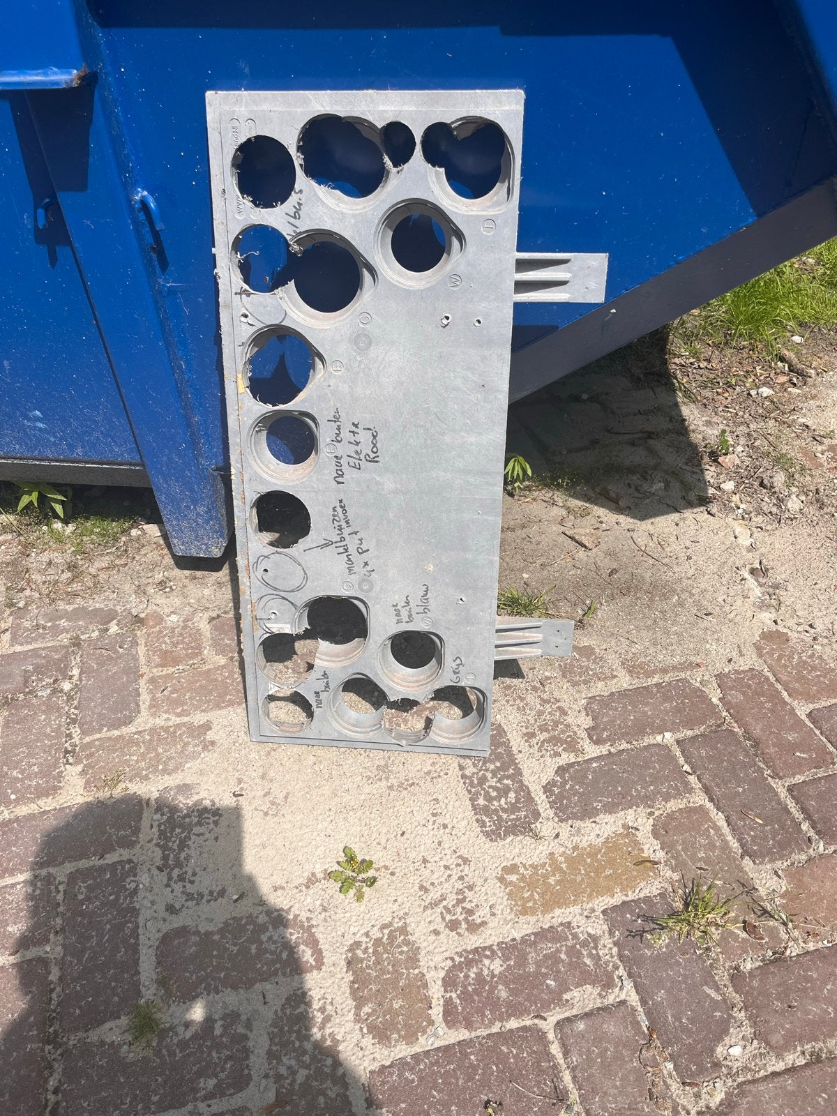 Kunsstof meterkast plaat / meterkastbodem, Doe-het-zelf en Verbouw, Elektra en Kabels, Ophalen of Verzenden, Gebruikt, Overige merken